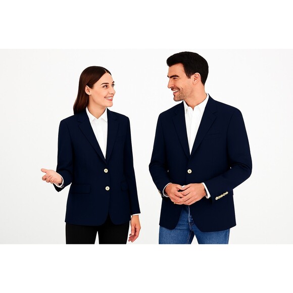 Vintage Arnold Palmer Blazer – Navy 48 – Gold Button Classic Preppy 80s – Unisex - Picture 1 of 10